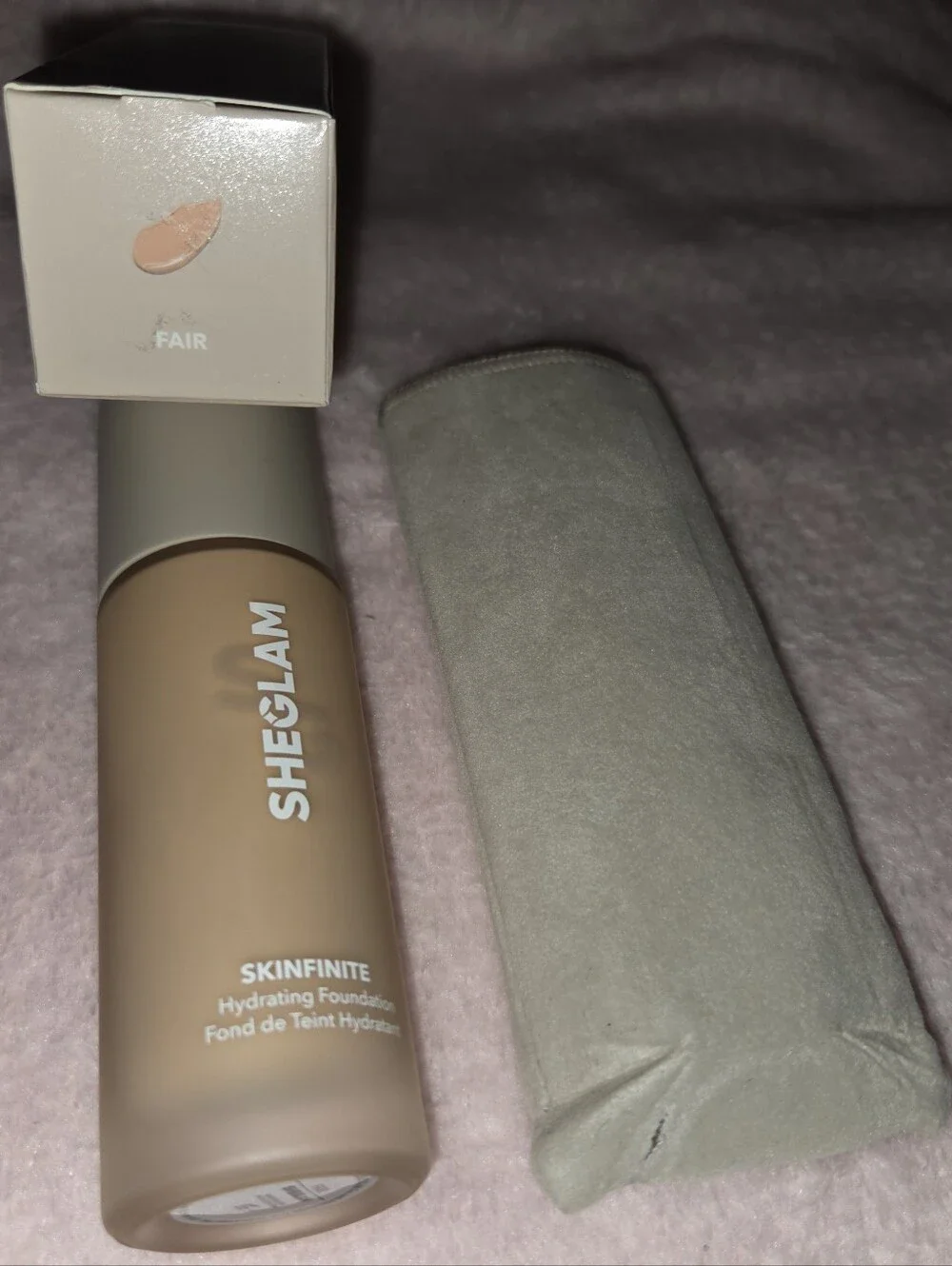 SHEGLAM Bundle Of Fair Skinfinite Foundatiom And 24k Glow Hair Serum